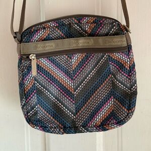 LeSportsac Chevron Dot Crossbody Bag Multi-Color